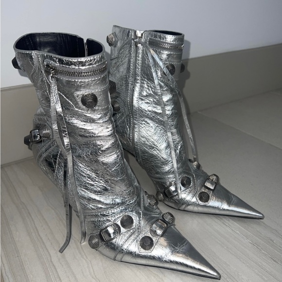 Worn Once, box w/ dustbags, Balenciaga Le Cagole High Heel Booties, SIZE IT 41 - Picture 6 of 6